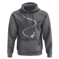 Skiing Snowman Hoodie Funny Ski Freeride Freeski Winter Sports Skiers - Wonder Print Shop