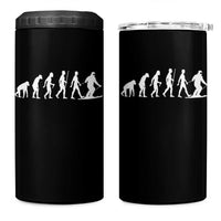 Ski Evolution 4 in 1 Can Cooler Tumbler Funny Skiing Lover Skiers - Wonder Print Shop
