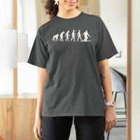 Ski Evolution T Shirt For Women Funny Skiing Lover Skiers - undefined
