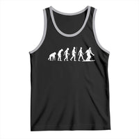 Ski Evolution Tank Top Funny Skiing Lover Skiers - Wonder Print Shop