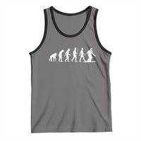 Ski Evolution Tank Top Funny Skiing Lover Skiers - Wonder Print Shop