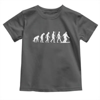 Ski Evolution Toddler T Shirt Funny Skiing Lover Skiers - Wonder Print Shop