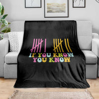 Funny Six Seven 6 7 Teen Slang Throw Blanket If You Know You Know Viral Meme - Wonder Print Shop