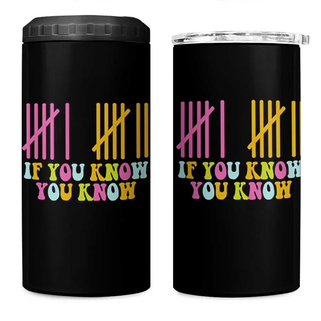 Funny Six Seven 6 7 Teen Slang 4 in 1 Can Cooler Tumbler If You Know You Know Viral Meme - Wonder Print Shop