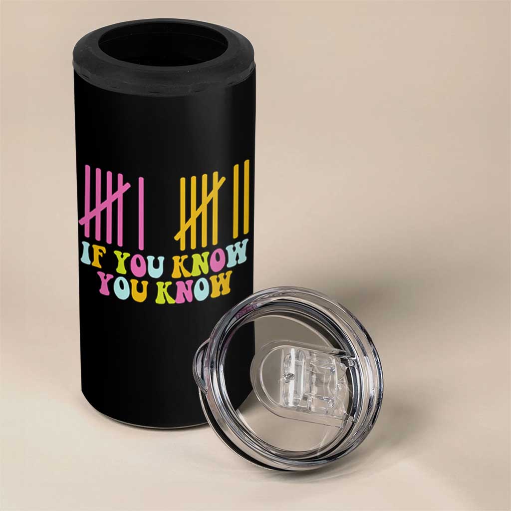 Funny Six Seven 6 7 Teen Slang 4 in 1 Can Cooler Tumbler If You Know You Know Viral Meme - Wonder Print Shop