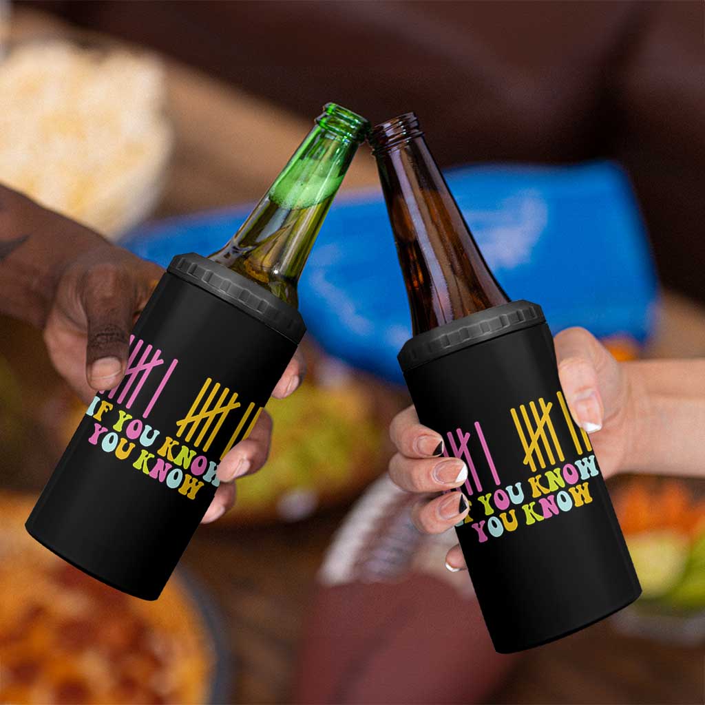 Funny Six Seven 6 7 Teen Slang 4 in 1 Can Cooler Tumbler If You Know You Know Viral Meme - Wonder Print Shop