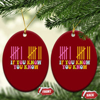 Funny Six Seven 6 7 Teen Slang Ceramic Ornament If You Know You Know Viral Meme - Wonder Print Shop