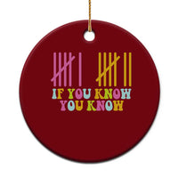 Funny Six Seven 6 7 Teen Slang Ceramic Ornament If You Know You Know Viral Meme - Wonder Print Shop