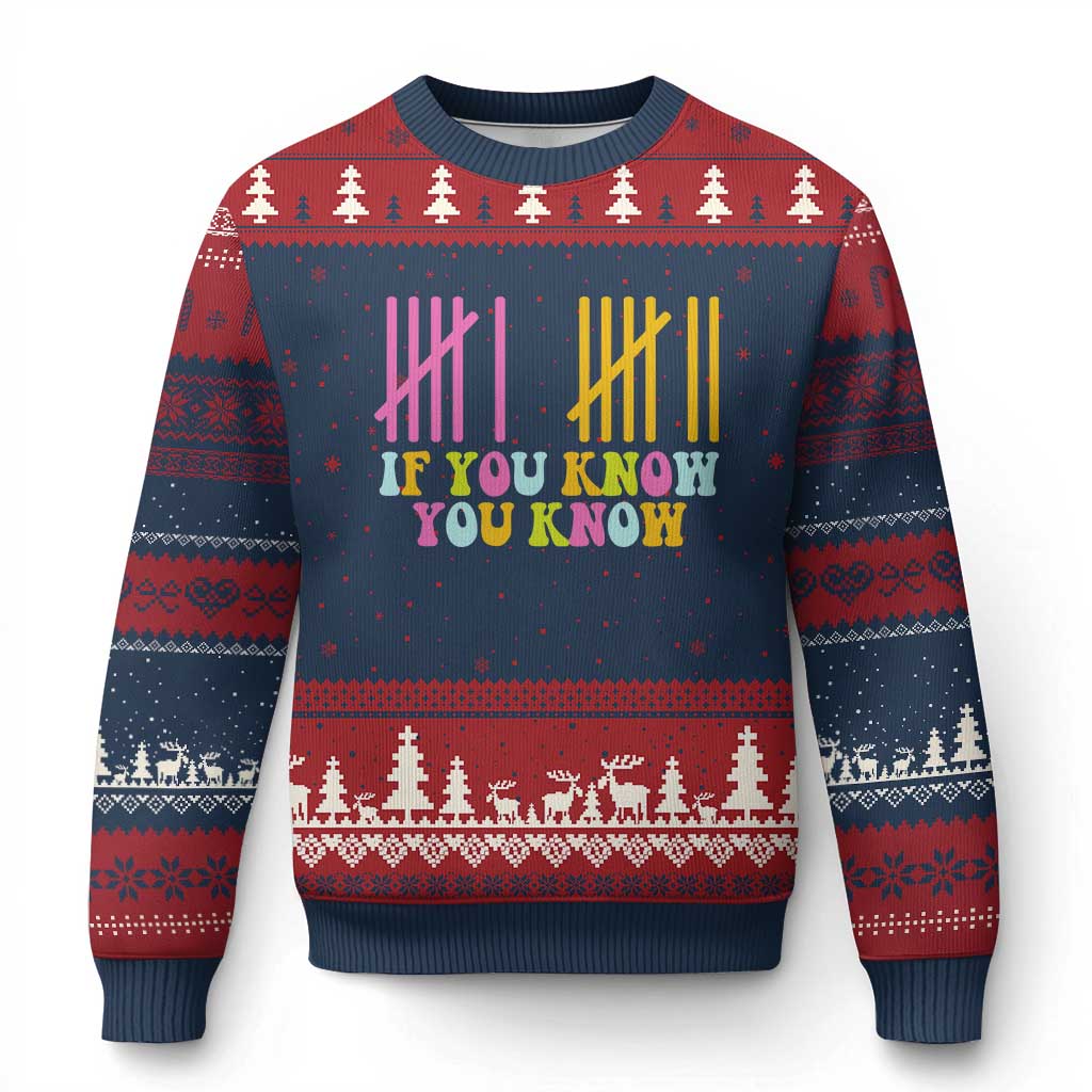 Funny Six Seven 6 7 Teen Slang Ugly Christmas Sweater If You Know You Know Viral Meme - Wonder Print Shop