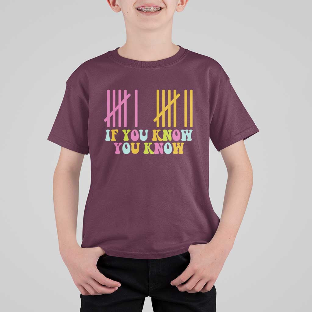 Funny Six Seven 6 7 Teen Slang T Shirt For Kid If You Know You Know Viral Meme - Wonder Print Shop