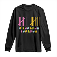 Funny Six Seven 6 7 Teen Slang Long Sleeve Shirt If You Know You Know Viral Meme - Wonder Print Shop