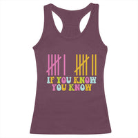 Funny Six Seven 6 7 Teen Slang Racerback Tank Top If You Know You Know Viral Meme - Wonder Print Shop