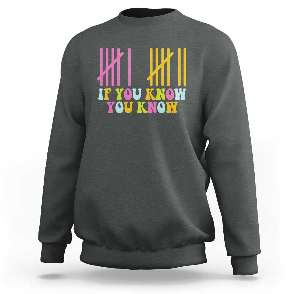 Funny Six Seven 6 7 Teen Slang Sweatshirt If You Know You Know Viral Meme - Wonder Print Shop