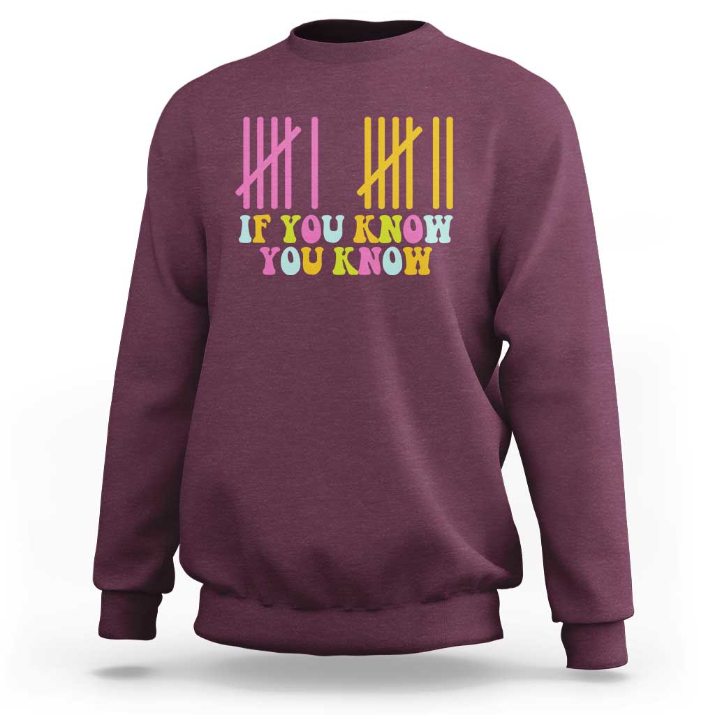 Funny Six Seven 6 7 Teen Slang Sweatshirt If You Know You Know Viral Meme - Wonder Print Shop