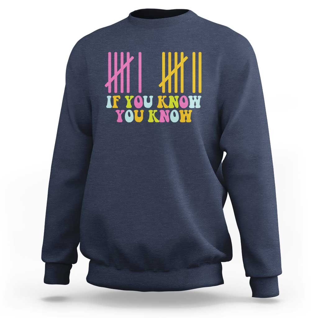 Funny Six Seven 6 7 Teen Slang Sweatshirt If You Know You Know Viral Meme - Wonder Print Shop