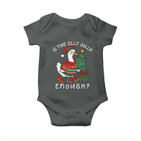 Funny Goose Christmas Baby Onesie Is This Jolly Enough Cute Xmas Duck - Wonder Print Shop