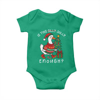 Funny Goose Christmas Baby Onesie Is This Jolly Enough Cute Xmas Duck - Wonder Print Shop