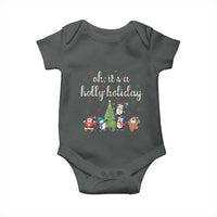 Penguins Christmas Baby Onesie Oh Its A Jolly Holiday Xmas Light - Wonder Print Shop