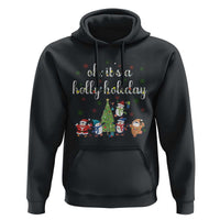 Penguins Christmas Hoodie Oh Its A Jolly Holiday Xmas Light - Wonder Print Shop