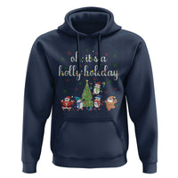 Penguins Christmas Hoodie Oh Its A Jolly Holiday Xmas Light - Wonder Print Shop
