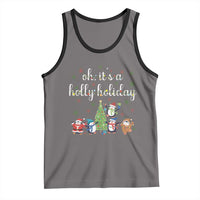 Penguins Christmas Tank Top Oh Its A Jolly Holiday Xmas Light - Wonder Print Shop