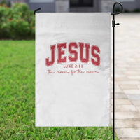 Jesus is the Reason Christmas Garden Flag Christian Varsity - Wonder Print Shop