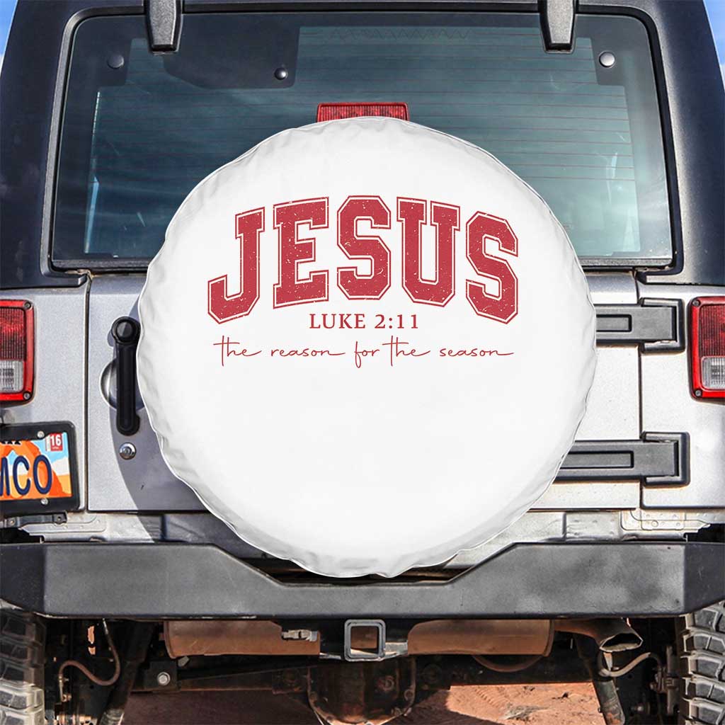 Jesus is the Reason Christmas Spare Tire Cover Christian Varsity - Wonder Print Shop