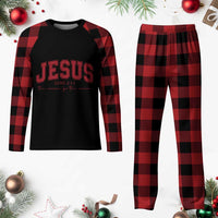 Jesus is the Reason Christmas Plaid Pajama Set Christian Varsity - Wonder Print Shop