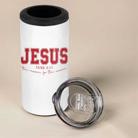 Jesus is the Reason Christmas 4 in 1 Can Cooler Tumbler Christian Varsity - Wonder Print Shop