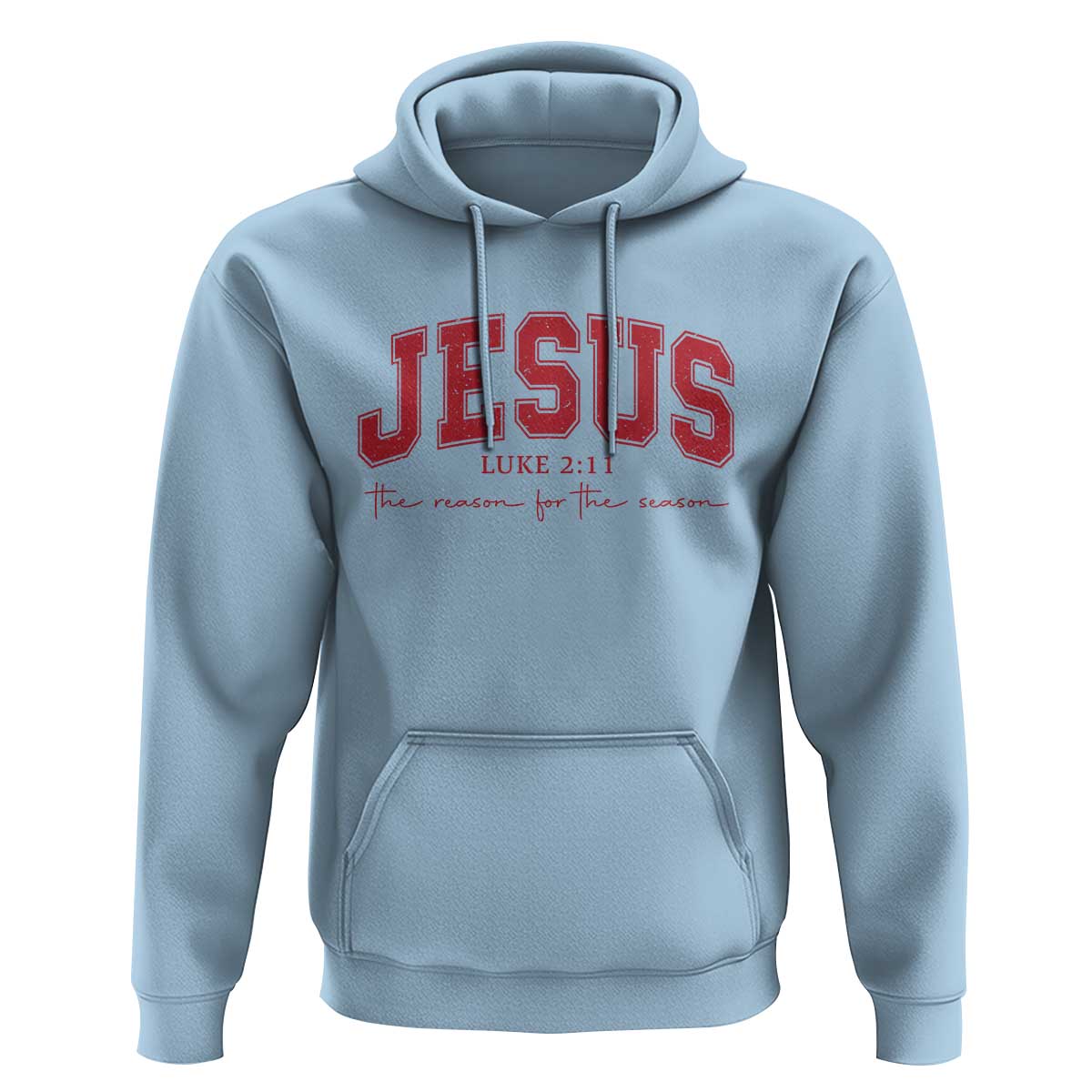 Jesus is the Reason Christmas Hoodie Christian Varsity - Wonder Print Shop