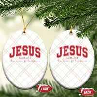 Jesus is the Reason Christmas Ceramic Ornament Christian Varsity - Wonder Print Shop