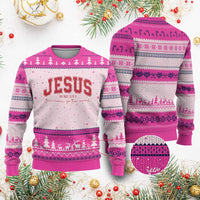 Jesus is the Reason Xmas Ugly Christmas Sweater Christian Varsity - Wonder Print Shop