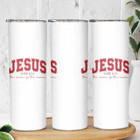 Jesus is the Reason Christmas Skinny Tumbler Christian Varsity - Wonder Print Shop