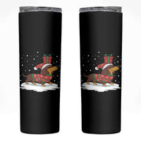 Christmas Dachshund Skinny Tumbler Funny Weiner Santa Hat Xmas Dog Puppy Lover - Wonder Print Shop