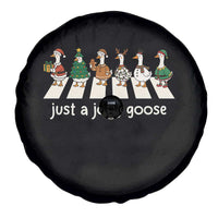 Just A Jolly Goose Spare Tire Cover Funny Christmas Duck Meme - Wonder Print Shop