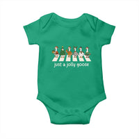 Just A Jolly Goose Baby Onesie Funny Christmas Duck Meme - Wonder Print Shop