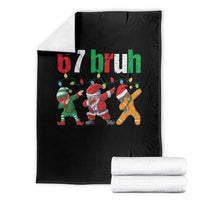 67 Christmas Throw Blanket Funny Six Seven Bruh Dabbing Santa Meme Pajamas - Wonder Print Shop