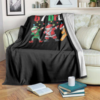 67 Christmas Throw Blanket Funny Six Seven Bruh Dabbing Santa Meme Pajamas - Wonder Print Shop