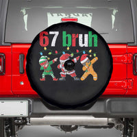 67 Christmas Spare Tire Cover Funny Six Seven Bruh Dabbing Santa Meme Pajamas - Wonder Print Shop