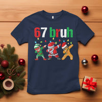 67 Christmas T Shirt Funny Six Seven Bruh Dabbing Santa Meme Pajamas - Wonder Print Shop