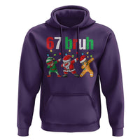 67 Christmas Hoodie Funny Six Seven Bruh Dabbing Santa Meme Pajamas - Wonder Print Shop