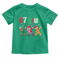 67 Christmas Toddler T Shirt Funny Six Seven Bruh Dabbing Santa Meme Pajamas - Wonder Print Shop