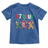 67 Christmas Toddler T Shirt Funny Six Seven Bruh Dabbing Santa Meme Pajamas - Wonder Print Shop