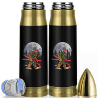 Santa Bigfoot Christmas Bullet Tumbler Funny Sasquatch Skiing Snowboard Ski Lover Skier - Wonder Print Shop