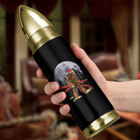 Santa Bigfoot Christmas Bullet Tumbler Funny Sasquatch Skiing Snowboard Ski Lover Skier - Wonder Print Shop