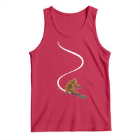 Bigfoot Skiing Tank Top Funny Sasquatch Ski Lover Mountain Skier Winter Sports - Wonder Print Shop