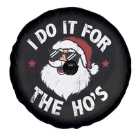 I Do It For The Ho's Spare Tire Cover Funny Inappropriate Santa Christmas - Wonder Print Shop