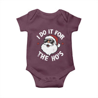 I Do It For The Ho's Baby Onesie Funny Inappropriate Santa Christmas - Wonder Print Shop