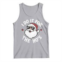 I Do It For The Ho's Tank Top Funny Inappropriate Santa Christmas - Wonder Print Shop