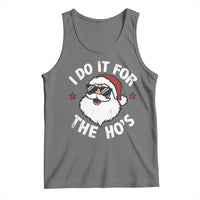 I Do It For The Ho's Tank Top Funny Inappropriate Santa Christmas - Wonder Print Shop